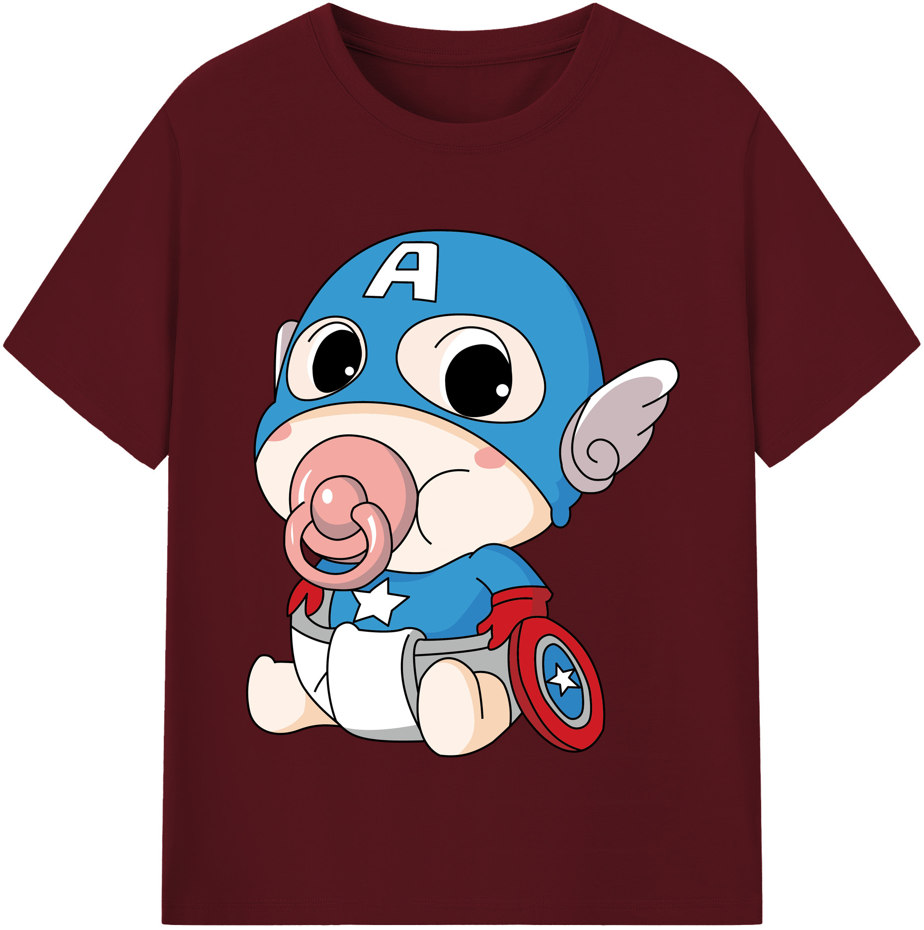 （画像用） アベンジャーズ The Avengers 綿100％半袖Tシャツ（フロントプリント）